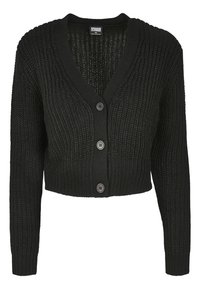 Urban Classics LADIES SHORT CARDIGAN - Adīta jaka - black