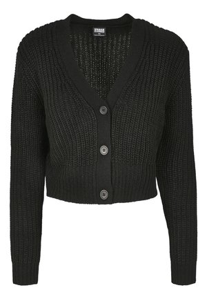 Urban Classics LADIES SHORT CARDIGAN - Kardigan - black