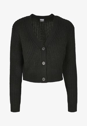 Urban Classics LADIES SHORT CARDIGAN - Kardigan - black