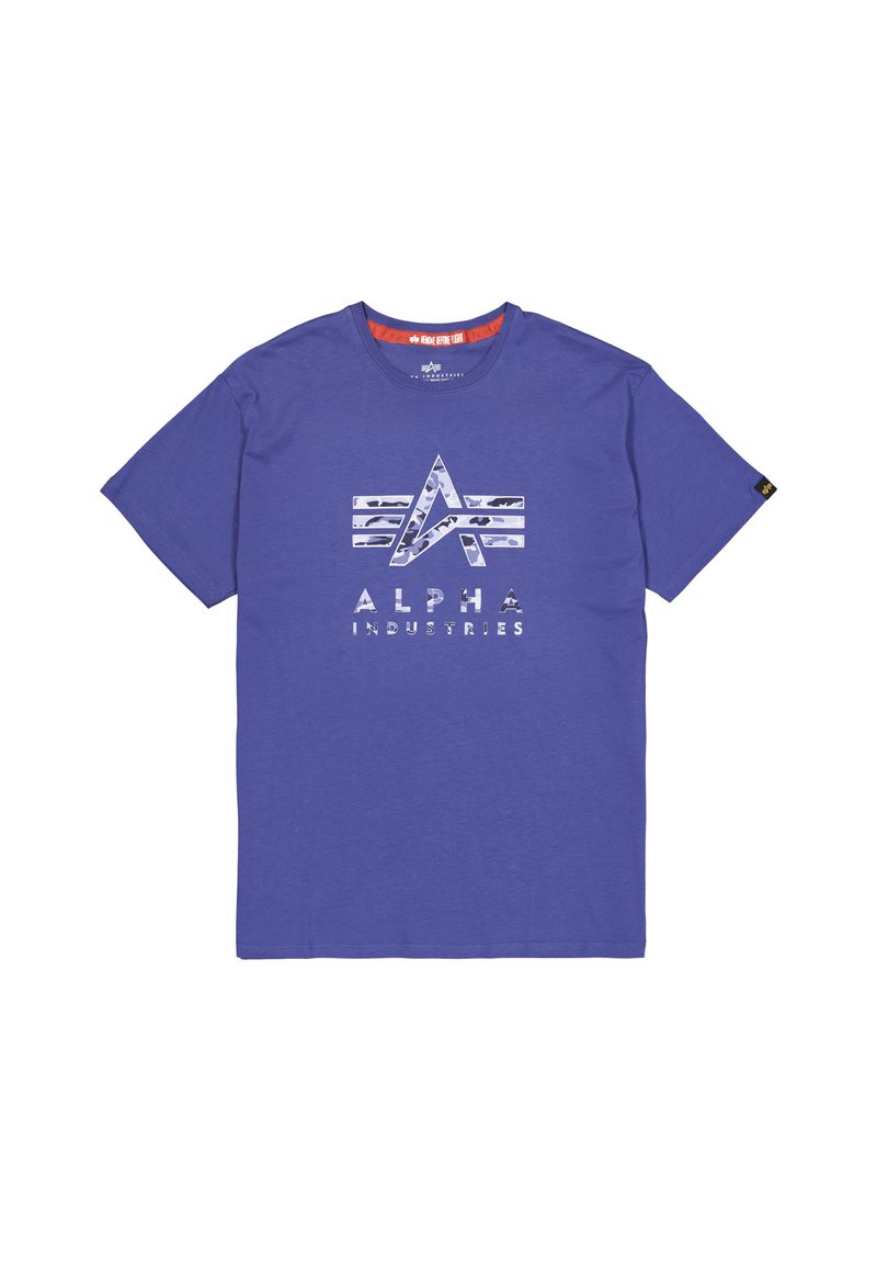 alpha industries T-shirt print paars