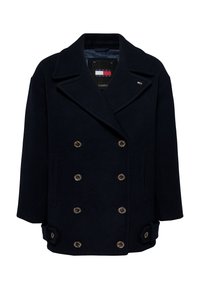 Tommy Jeans Klasický kabát - dark night navy