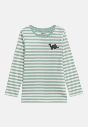 Name it, Long Sleeved Slim Fit - Maglietta a manica lunga - off-white/light green
