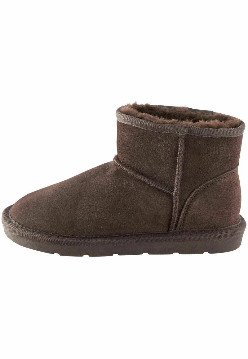 Next WATER REPELLENT PULL ON STANDARD - Botas para la nieve - chocolate brown suede