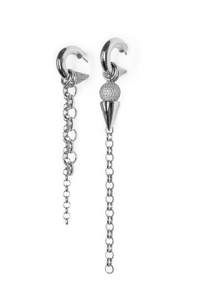 The Kooples Ohrringe - silver-coloured