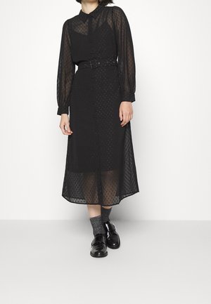 Košilové šaty - black