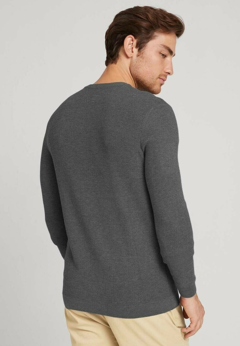 Herren Strickjacken | TOM TAILOR Strickpullover stormy gray melange/hellgrau - ZW05392 Herren Strickjacken | TOM TAILOR Strickpullover stormy gray melange/hellgrau - ZW05392