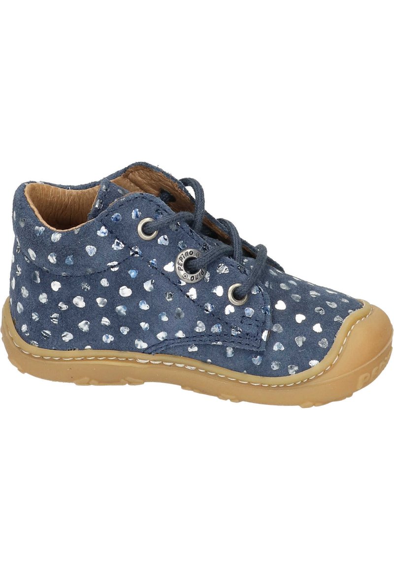 Kinder Klettschuhe | Pepino DOTS Sportlicher Schnürer blau - VP45957 Kinder Klettschuhe | Pepino DOTS Sportlicher Schnürer blau - VP45957