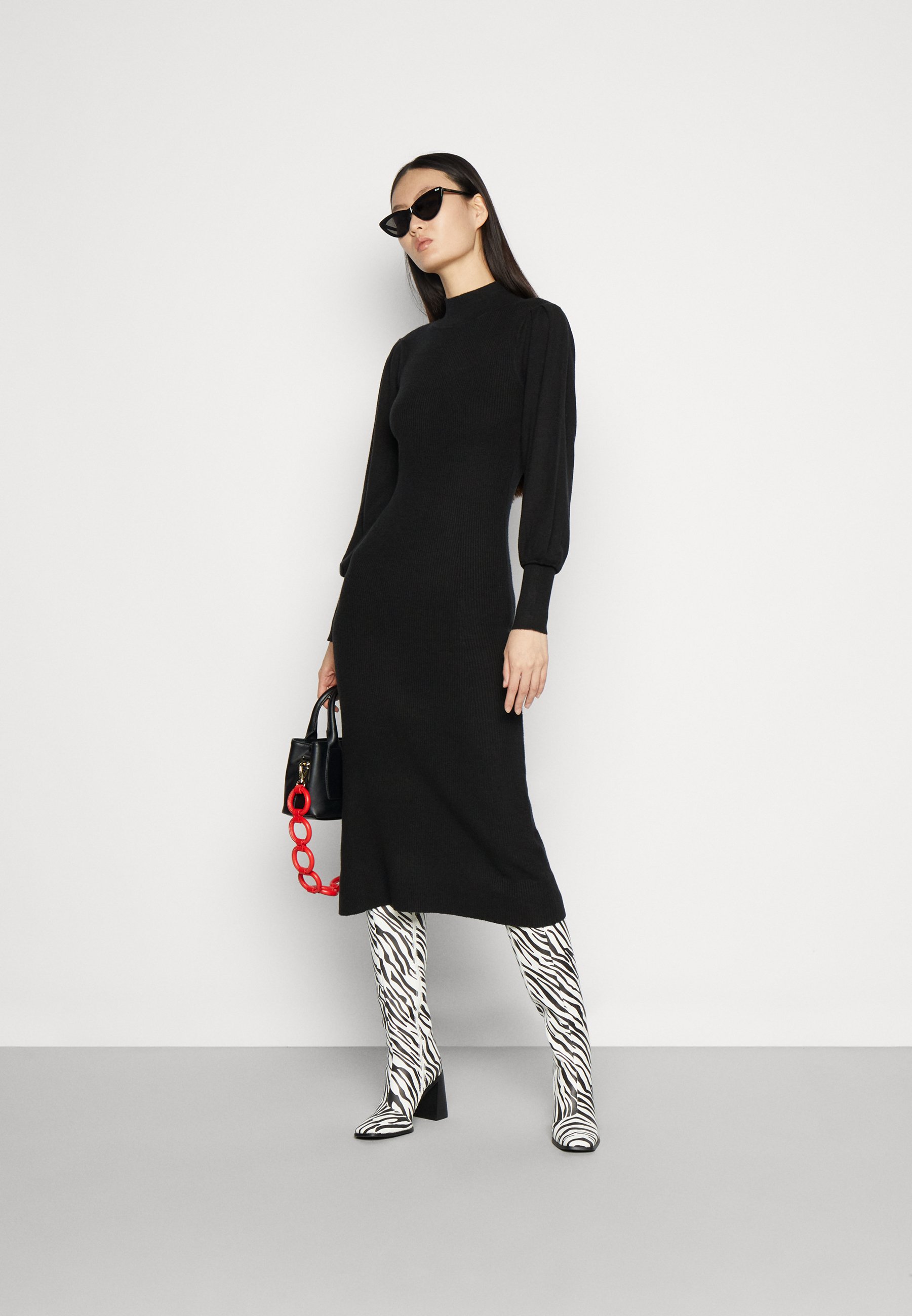Vila VILUCIANA HIGH-NECK KNIT DRESS 