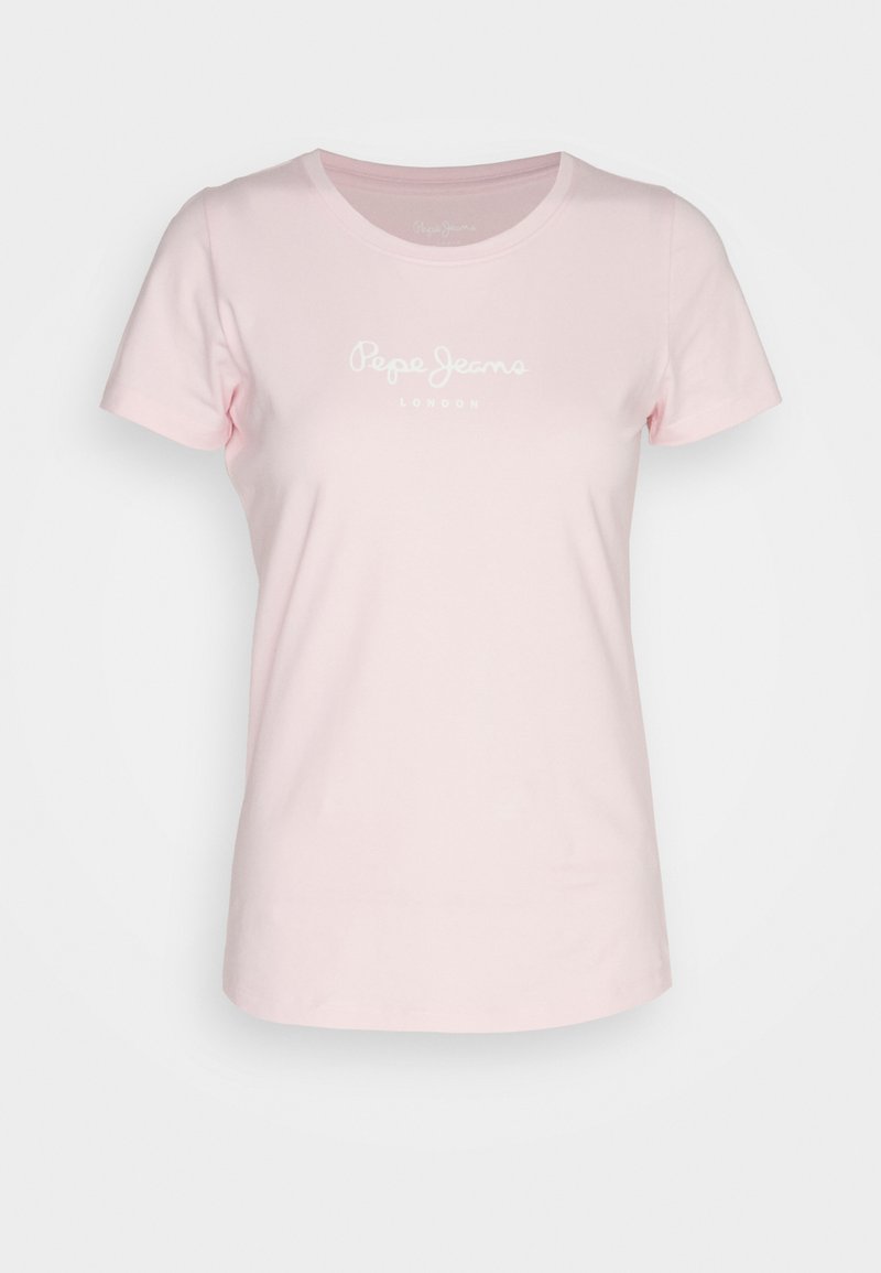 Pepe Jeans T-shirt print donkerroze