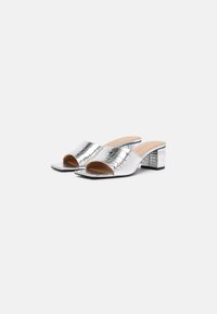 Monki Slip-ins med hög sula - silver-coloured