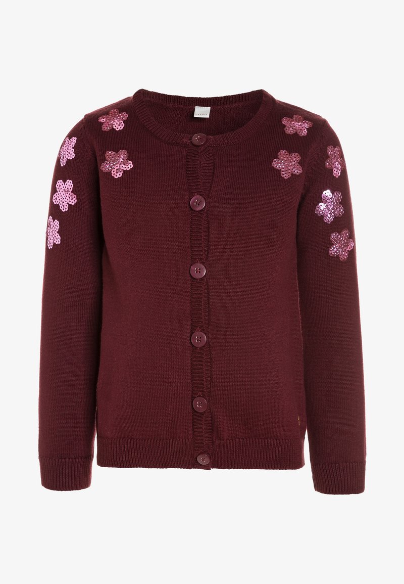 Esprit CARDIGAN - Vest - dark bordeaux