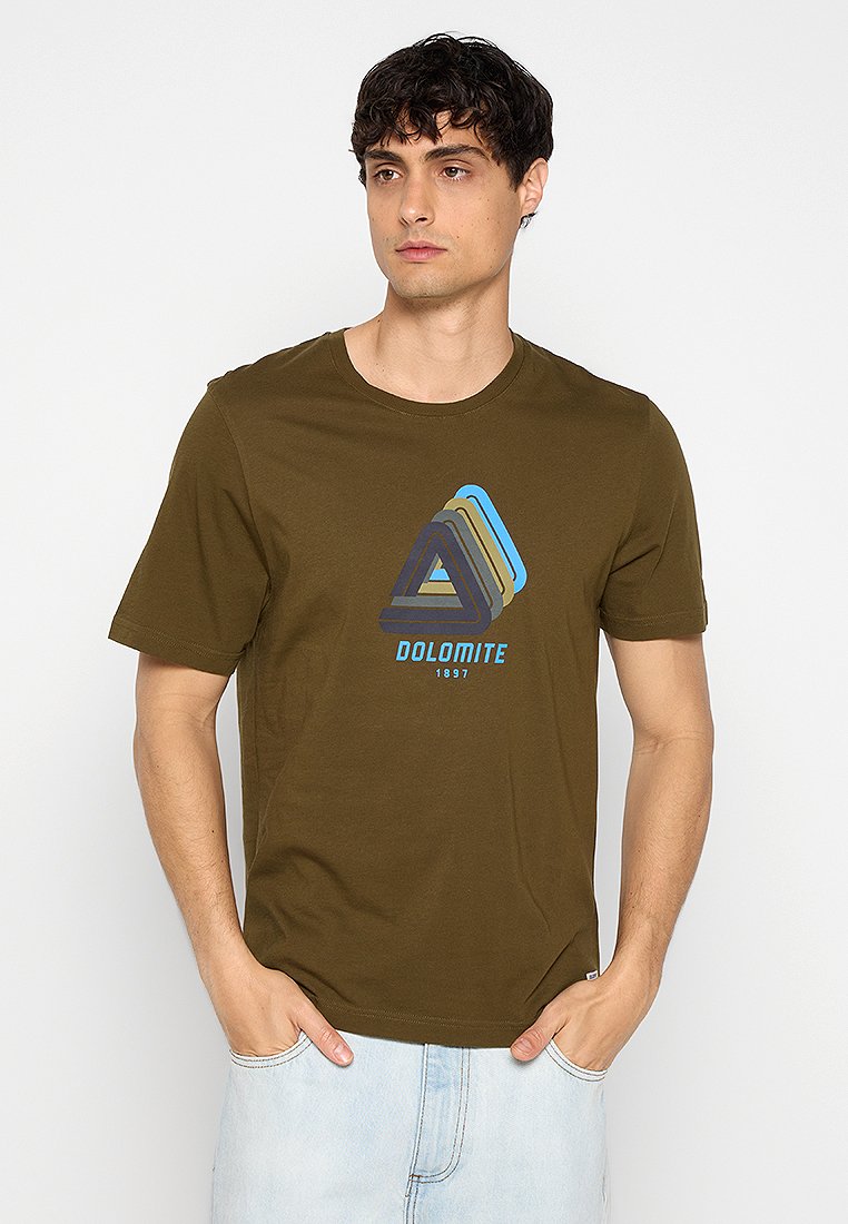Dolomite T-shirt print olijfgroen Dolomite T-shirt print olijfgroen