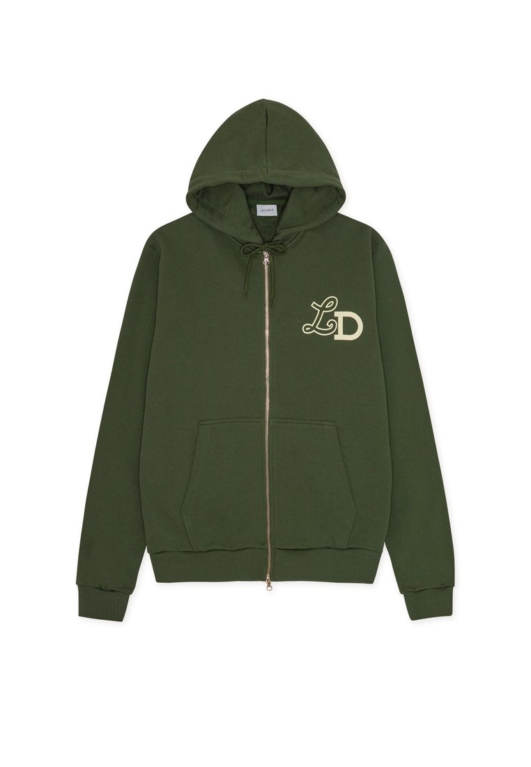 Les Deux Sweater met rits groen Les Deux Sweater met rits groen