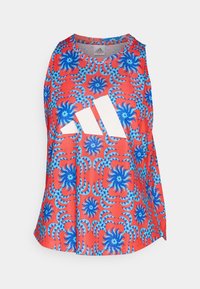 adidas Performance FARM TANK - Viršus - bright red/signal cyan