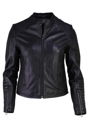 Chaqueta de cuero - black