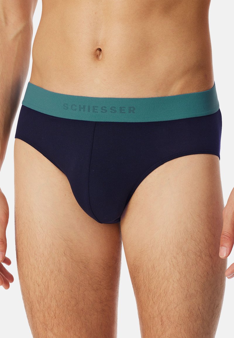 Jockstrap Homme PUMP! Pride Coton Bleu Orange - Taille L - Sous-vêtement Moderne