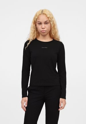 Calvin Klein, QUICK-DRY PERFORMANCE GYM T-SHIRT - Блуза с дълги ръкави - black
