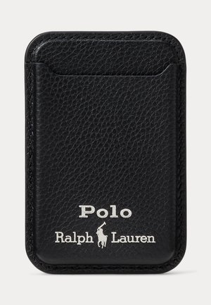 Polo Ralph Lauren, LEATHER CARD CASE WITH MAGSAFE - Visitenkartenetui - black