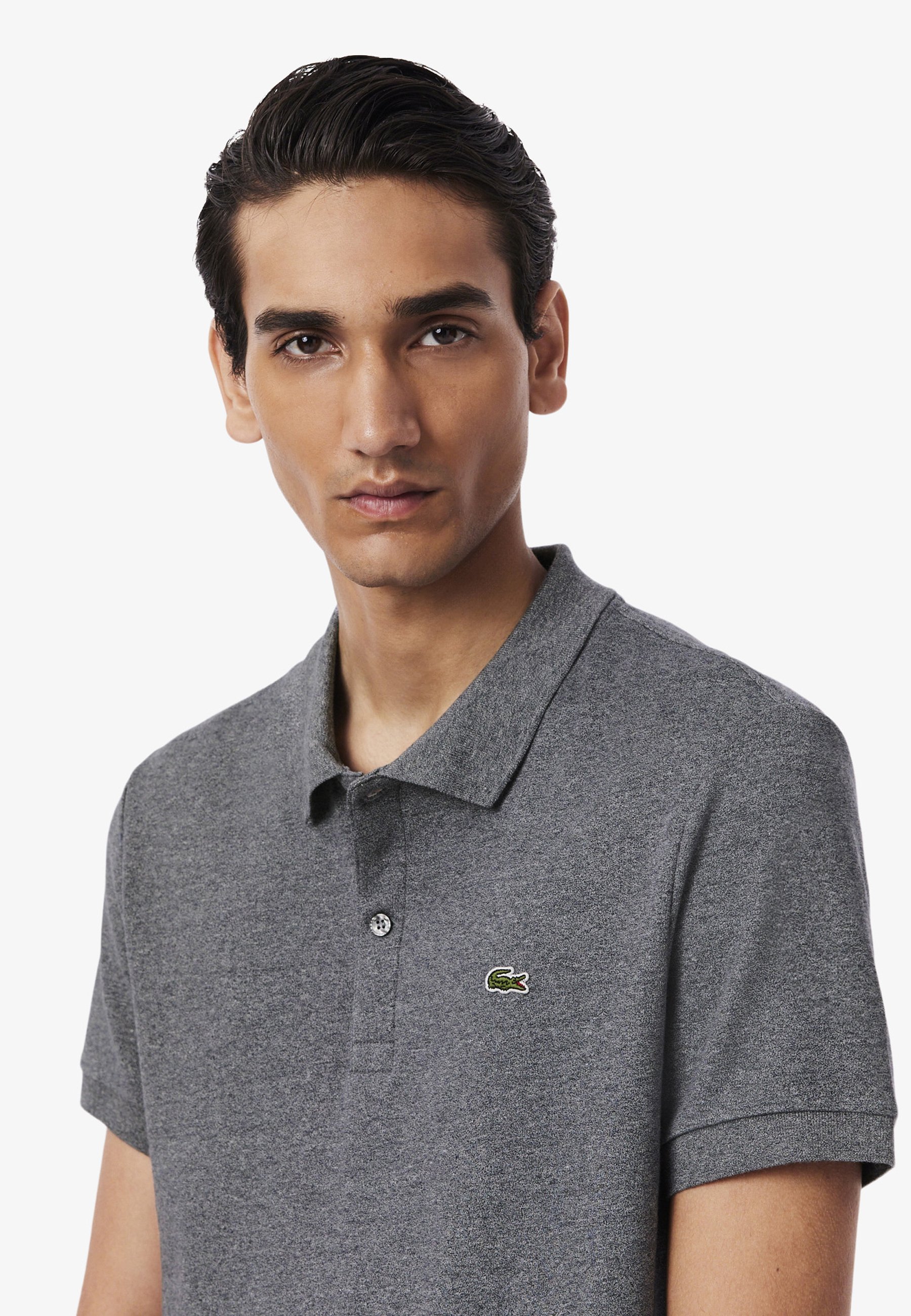 Lacoste Polo shirt - gris foncé/grey - Zalando