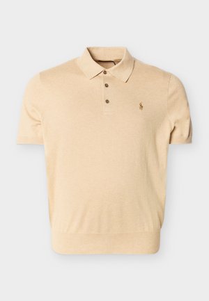 SHORT SLEEVE - Polo shirt - camel melange