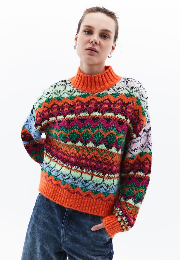 HIGH NECK  - Strickpullover - mix color