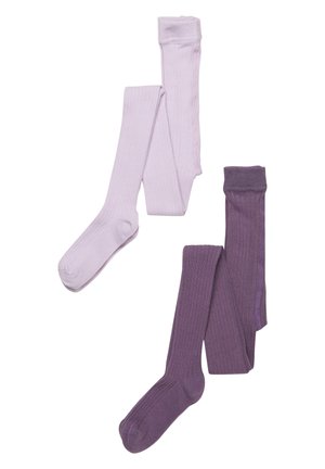 2-PACK - Overkneestrümpfe - very grape