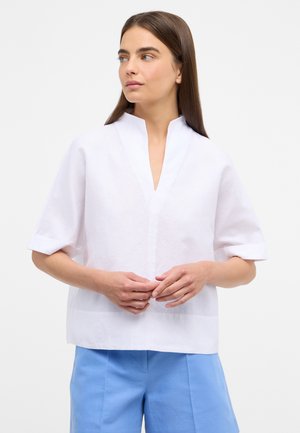 LINEN SHIRT - OVERSIZE FIT - Bluse - weiß