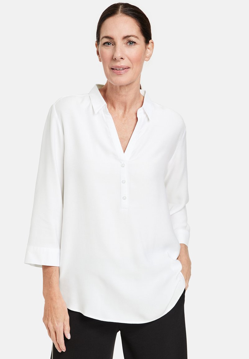 Gerry Weber MIT 3/4 ARM Bluse weiß weiß/weiß Zalando