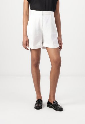 MIX PLEATED - Shorts - ivory petal
