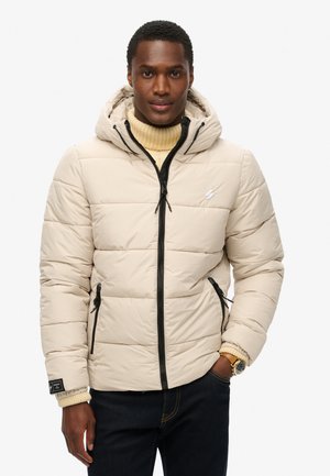 PUFFER - Winter jacket - pelican beige