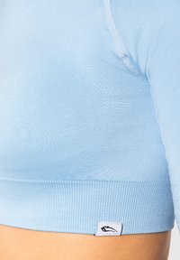 Smilodox CROP LONGSLEEVE MAYSA - Maglietta a manica lunga - hellblau