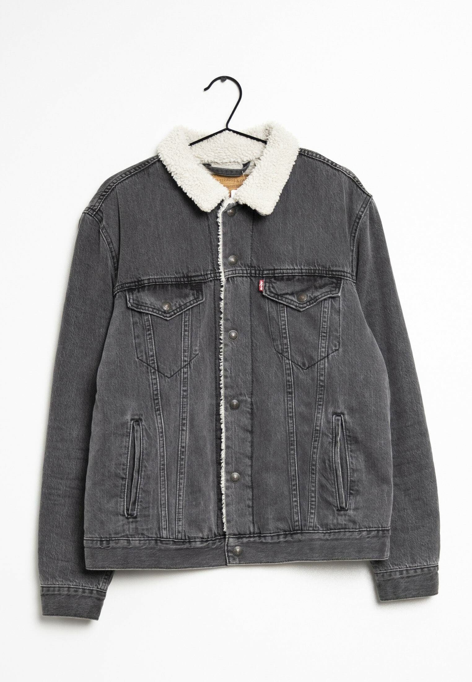 Denim Levis Jeansjacke Type Denim Trucker Levis Jeans Jacke Grau