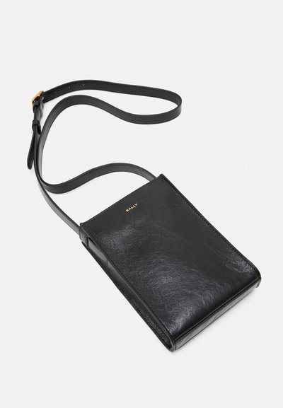 Bally EASY PHONEHOLDER - Bandolera - black/oro