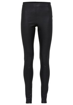 Selected, SFSYLVIA - Nahkpüksid - black