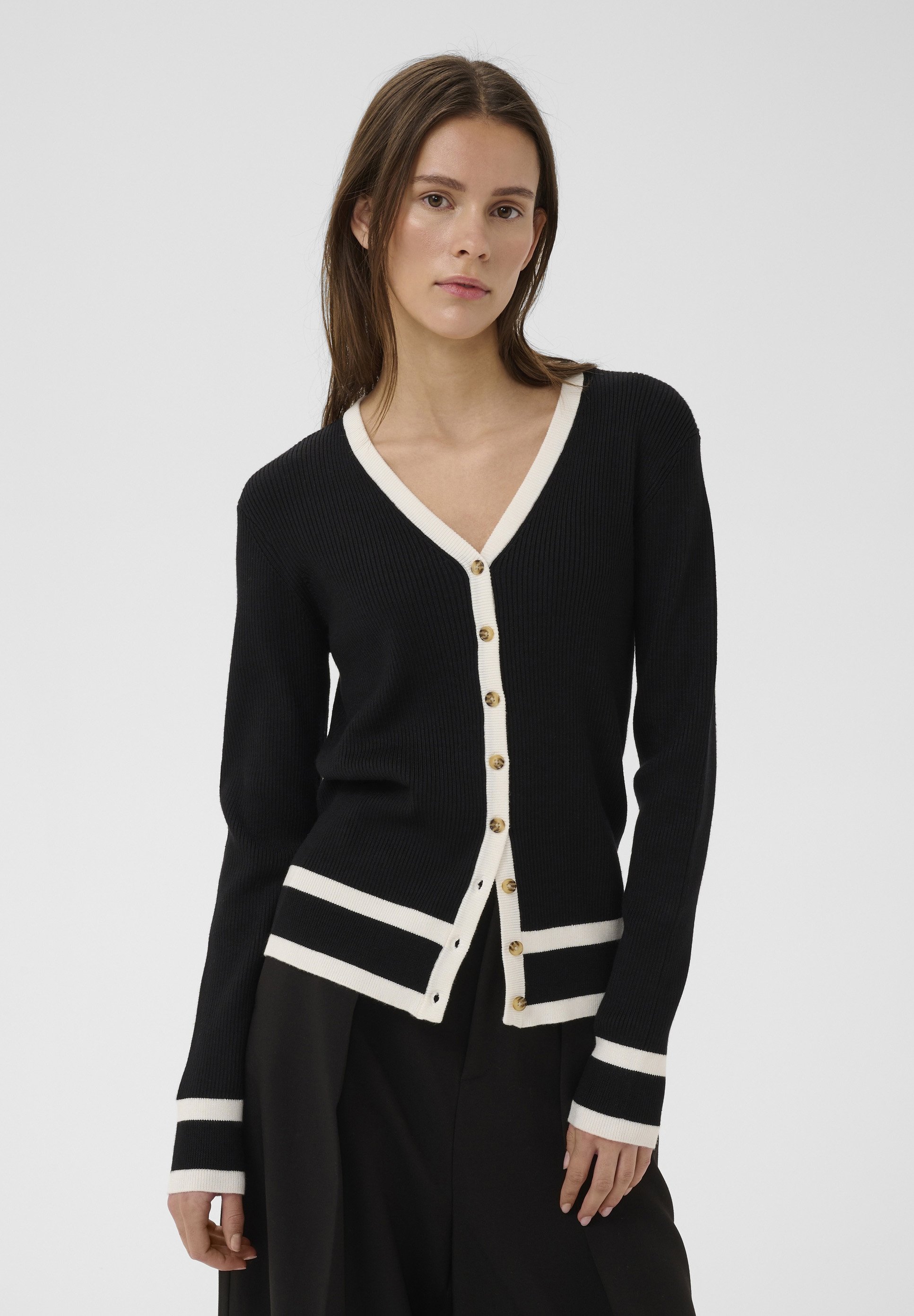 Gilet Femme En Laine Chiné Style Boléro - Taille L, Fait Main En France, Occasion Parfait état
