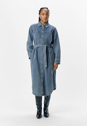 OBJDAYAN  - Denimové šaty - medium blue denim