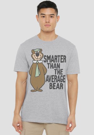 Cotton Soul, YOGI BEAR THE JELLYSTONE PARK - Print T-shirt - mottled light grey