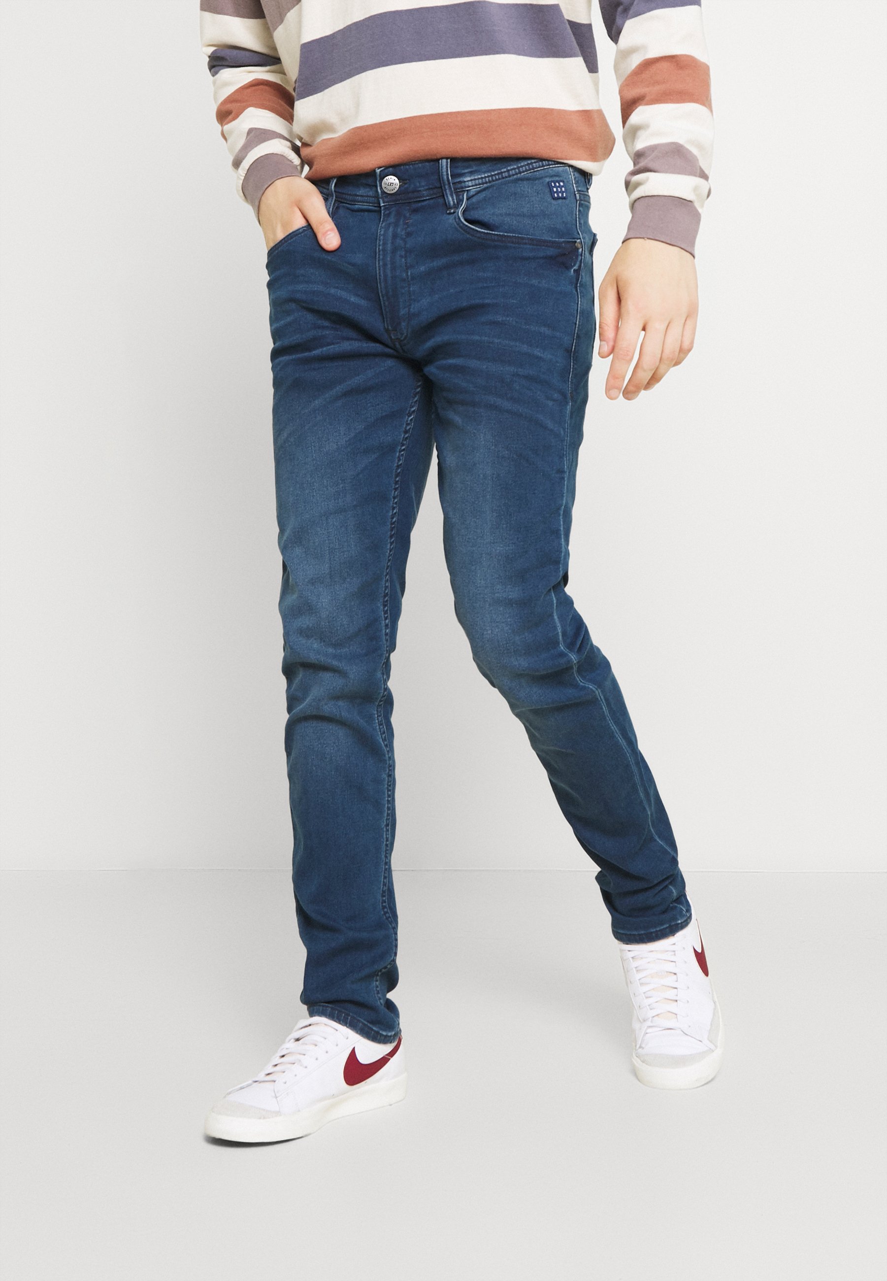 Blend TWISTER FIT JOGG - Siaurėjantys džinsai - denim middle blue/mėlyna -  Zalando.lt