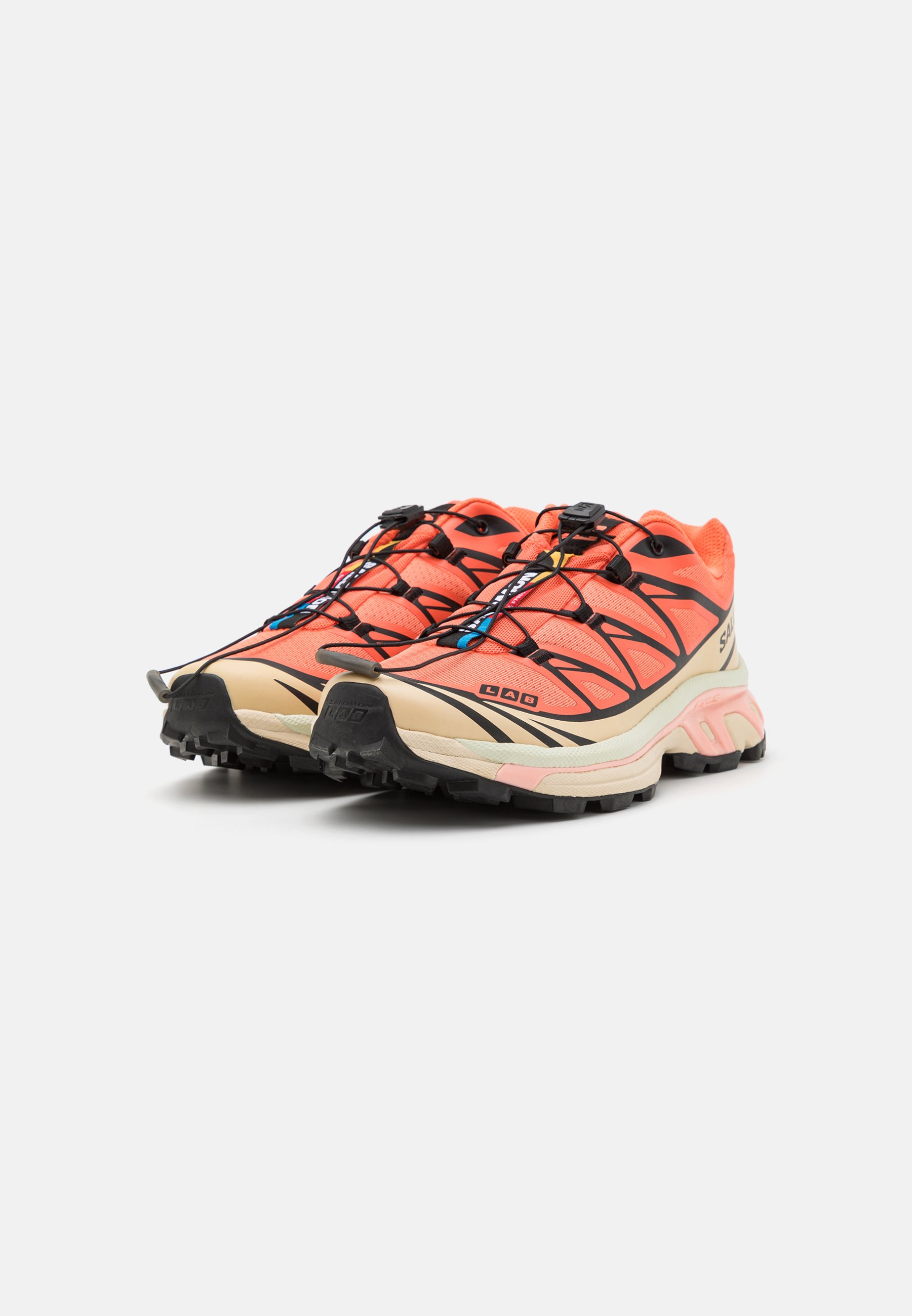 SALOMON｜SNEAKERS (XT-6 (Living Coral/Black/Cement)(L474 SALOMON XT 6 Shoes - Living Coral/Black/Cement | Garmentory