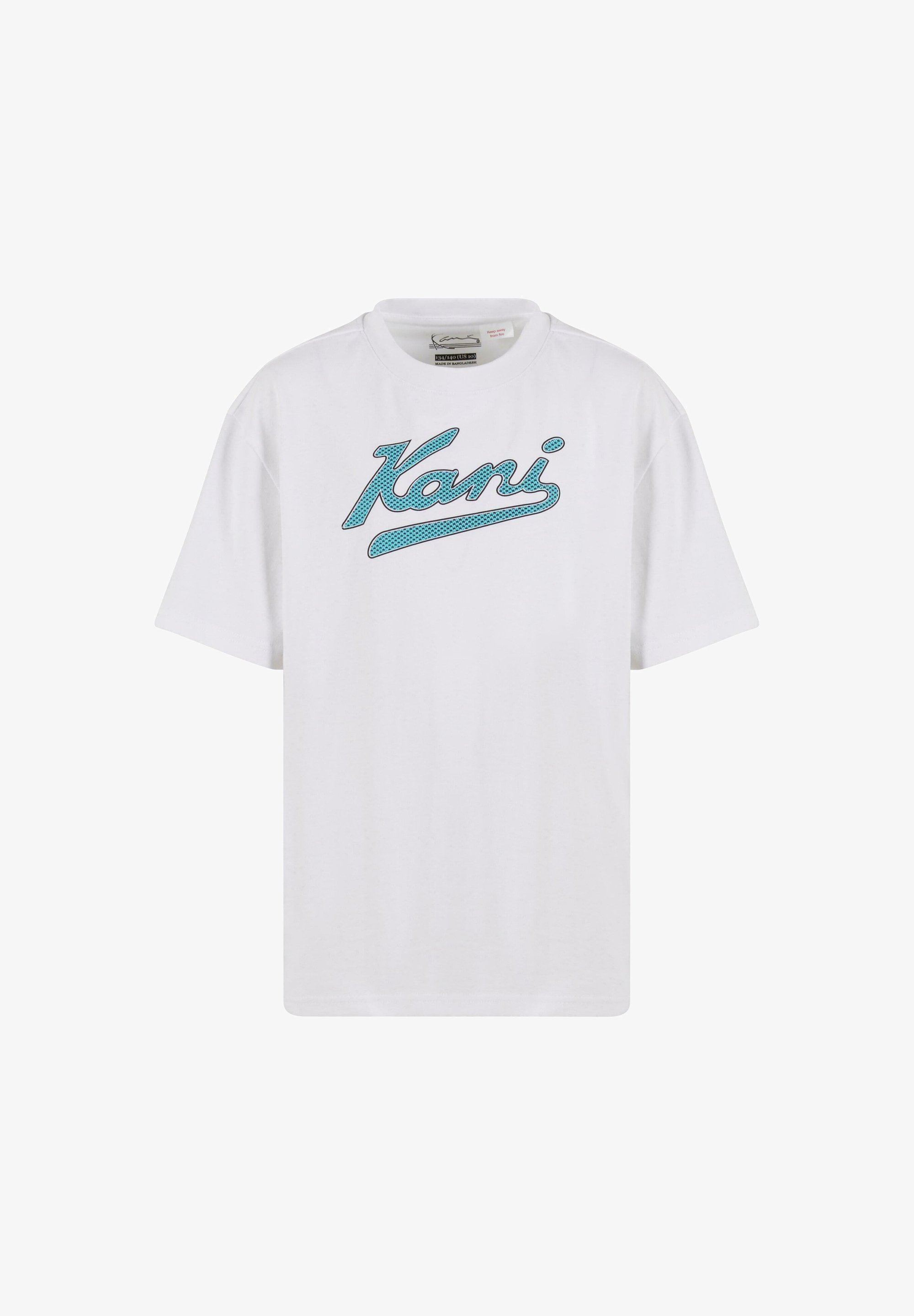 Karl Kani VARSITY PALM Print T-shirt white Zalando