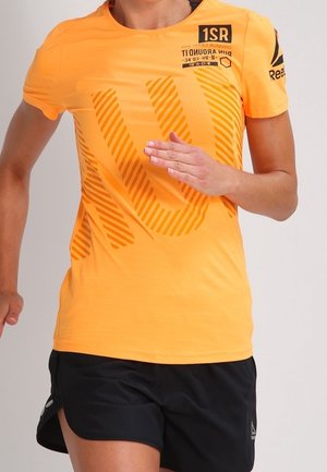 Print T-shirt - orange