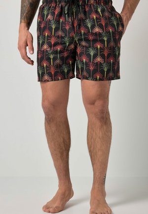 JP1880 JAY-PI SWIMMING TRUNKS, BEACHWEAR, ALL-OVER PRINT, UP TO 8XL - Badeshorts - black