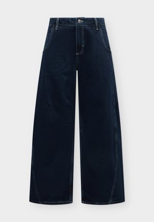 Topshop, TSHORSESHOE - Дънки със свободна кройка - dark blue