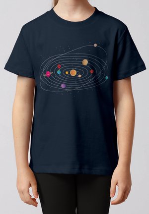 watapparel, SONNENSYSTEM UNISEX - T-shirt print - french navy