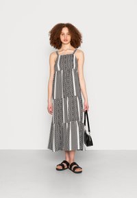ONLY ONLELLA ATHENA STRAP CALF DRESS  - Vestido de dia - black athena
