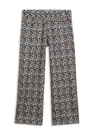 Pantalones deportivos - brown/black/white