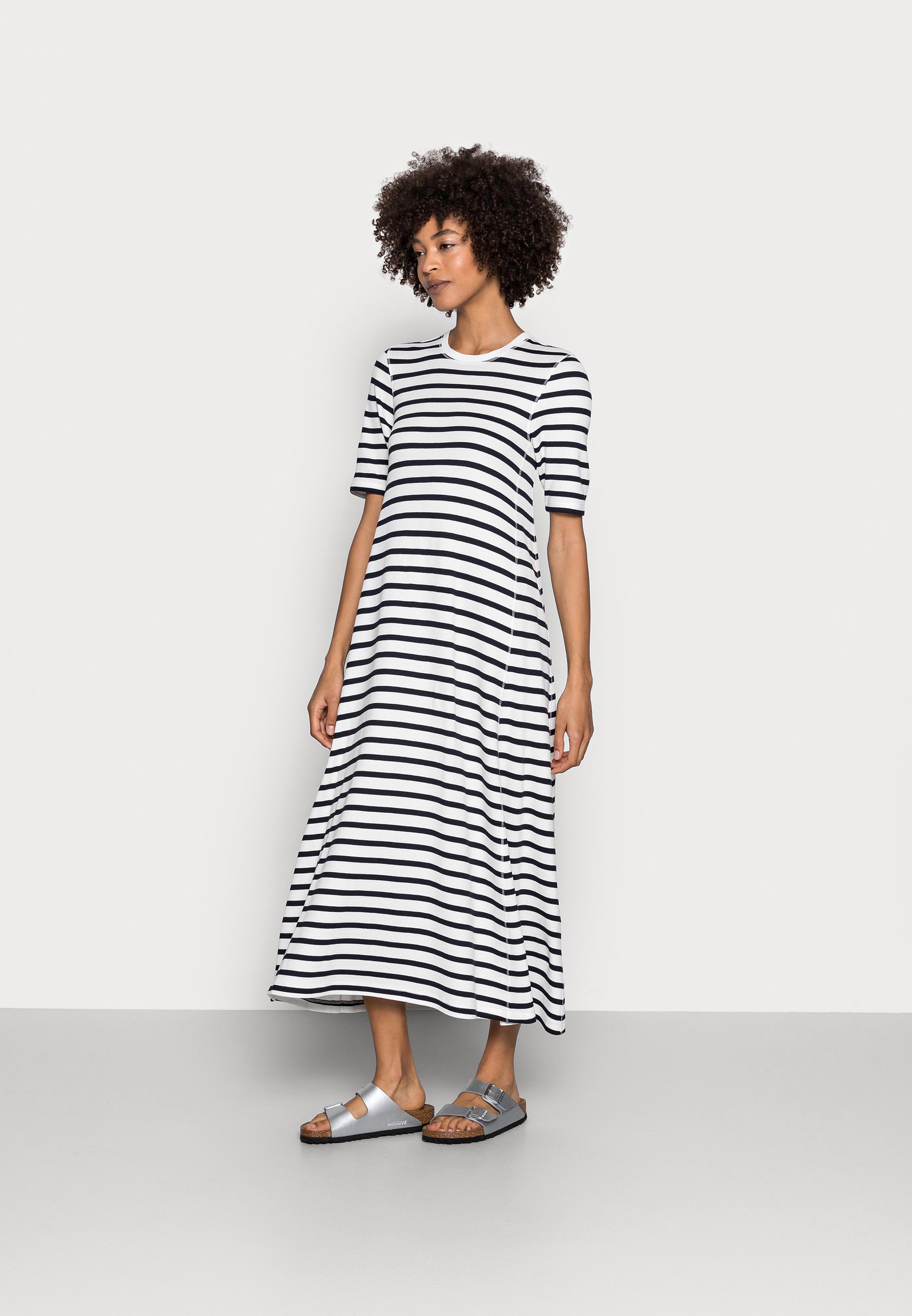 Marc O Polo Jersey Dress Jerseykleid Multi Dark Blue Blau Zalando De 