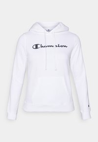 BASICS HOODIE LARGE LOGO  - Hoodie - white