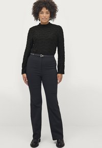 Ellos Collection Langærmet T-shirt - schwarz