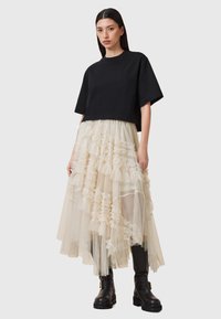 AllSaints JEN SKIRT - Falda acampanada - white